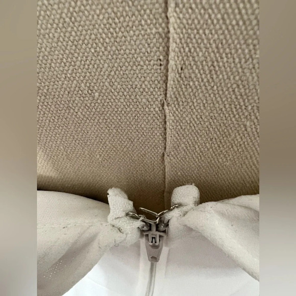 City Triangles White Short Ruffled Stretch Crepe Dress Size 5 - Picture 7 of 12